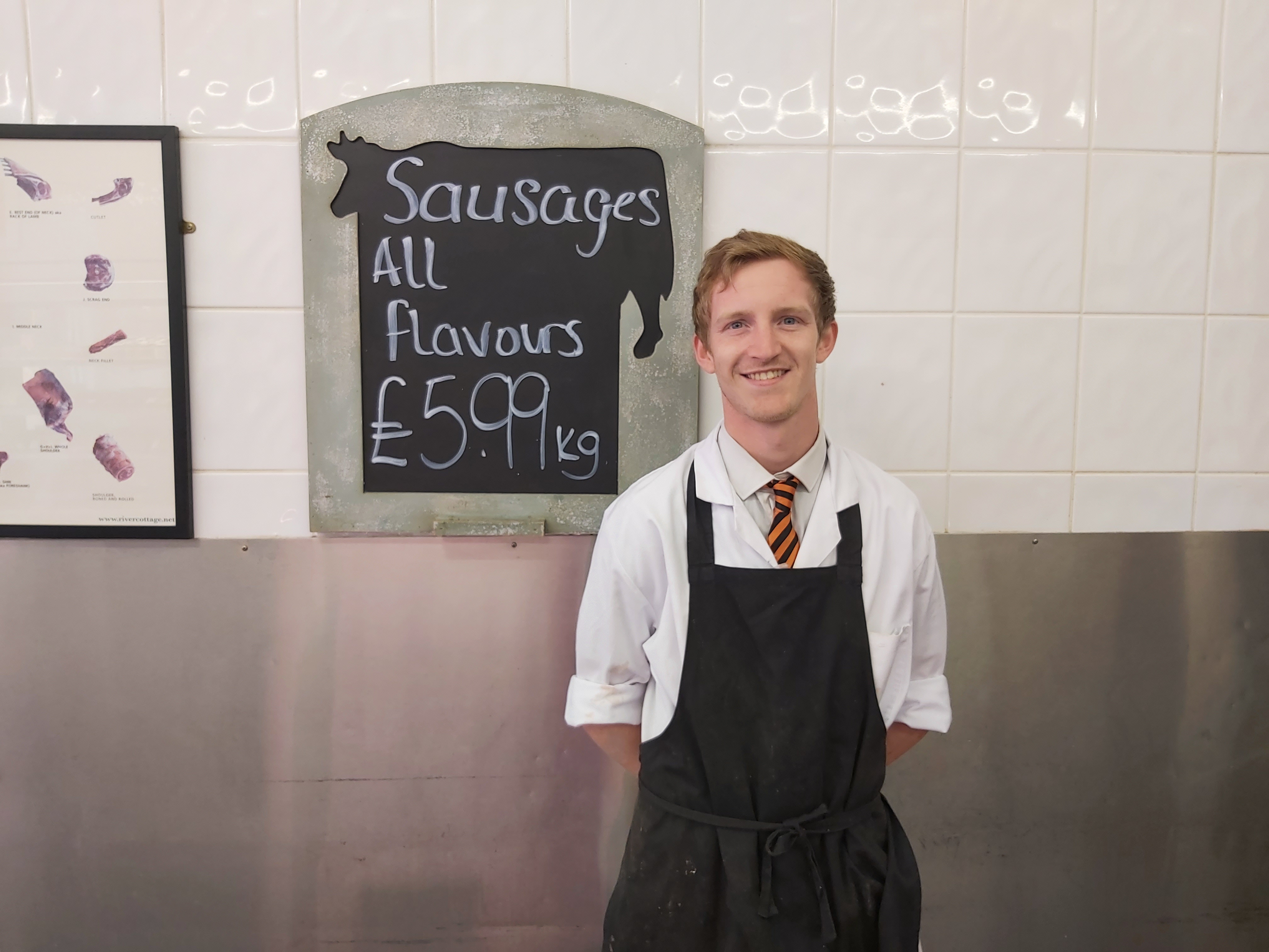 Just Cutts Butchers - Tom - Trainee Butcher & Sausage Maker